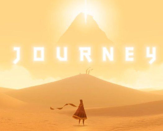 2012: Journey - Jogo eletrônico independente desenvolvido pela That Game Company para  PlayStation 3, PlayStation 4 e Microsoft Windows. A jornada é o foco principal neste jogo, no qual o jogador (sozinho ou acompanhado) movimenta-se em um mundo misterioso de ruínas e  areia para descobrir seus segredos ao som de uma trilha sonora que foi indicada a 