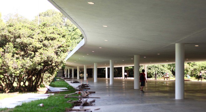 Parte da marquise do Ibirapuera está interditada por tempo indeterminado