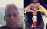 Neymar e a namorada Bruna Marquezine