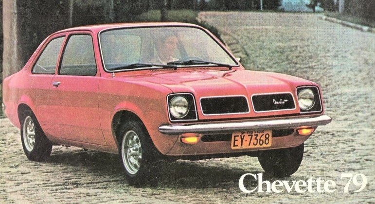 Chevrolet Chevette tinha motor 1.4 litro com tração traseira