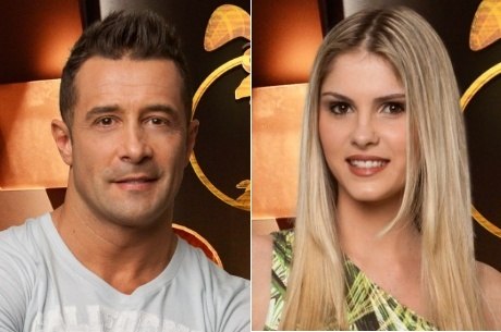 Marcos Oliver e Bárbara Evans