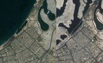 Antes e depois, Google Earth, cidades, destroços