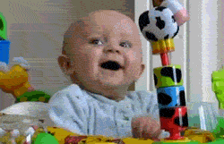 Reações engraçadas de bebês viram gif na internet - Fotos - R7 Humor
