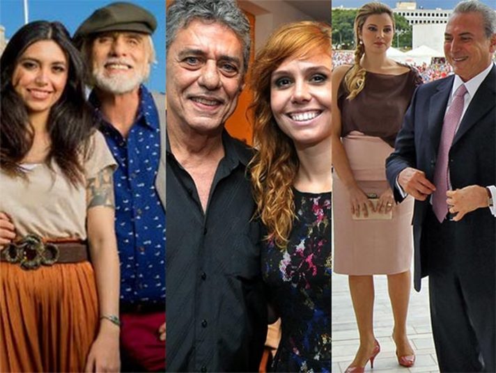 Francisco Cuoco apresenta namorada 53 anos mais nova. Veja outros casais famosos que têm