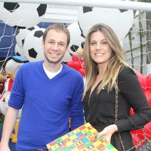 Tiago Leifert e Daiana Garbin 