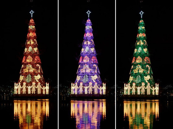 Veja como vai ficar a árvore de Natal da Lagoa; inauguração será neste  sábado (30) - Fotos - R7 Rio de Janeiro
