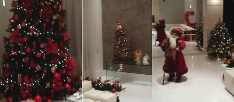 Marido de Ana Hickmann mostra a casa decorada com várias árvores de Natal -  Entretenimento - R7 Famosos e TV