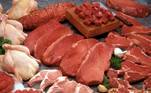 Stock, Carne, COmida, linguiça, bife, filé, alcatra, boi, vaca, porco, frango