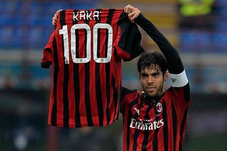 Kaká completou 100 gols com a camisa do Milan