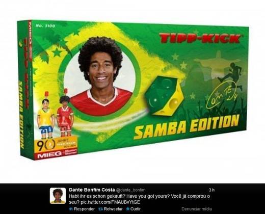 Mini Craque Soccerstarz - Dante, Ramires E Jô - Brasil