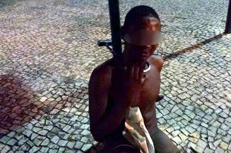 Rapaz foi preso com trava de bicicleta em poste no Flamengo