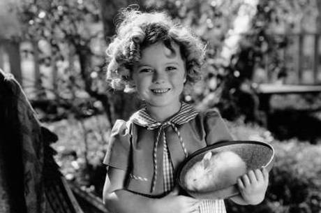 Shirley Temple com sete anos de idade Shirley Temple com sete anos de idade