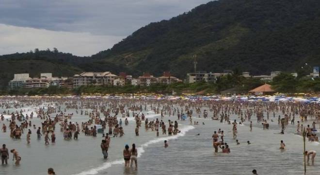 34% do litoral paulista esteve em condição classificada como ruim ou péssima 34% do litoral paulista esteve em condição classificada como ruim ou péssima