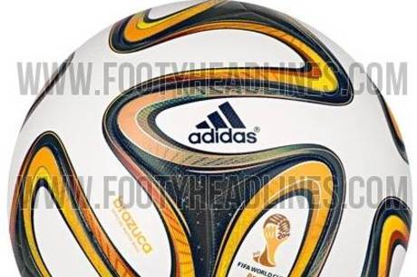 Bola De Futebol Adidas Brazuca Oficial Copa 2014 Size 5