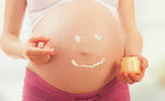 barriga de mulher grávida
