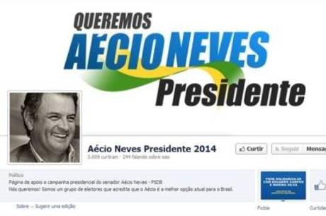 Página em apoio ao pré-candidato tucano foi tirada do ar
Página em apoio ao pré-candidato tucano foi tirada do ar