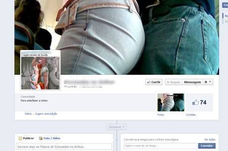 Página do Facebook reúne "encoxadores" Página do Facebook reúne "encoxadores"