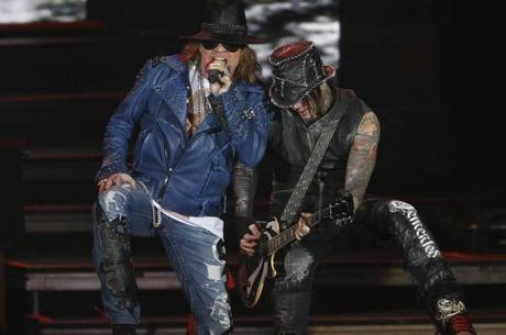 Guns N' Roses tocaram para 10 mil pessoas nesta quinta-feira no Rio