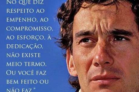 Foto com frase do Ayrton Senna foi a mais repercutida da fanpage do CNJ em 2013 Foto com frase do Ayrton Senna foi a mais repercutida da fanpage do CNJ em 2013
