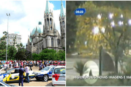 Cabeça foi encontrada na praça da Sé na última quinta-feira Cabeça foi encontrada na praça da Sé na última quinta-feira