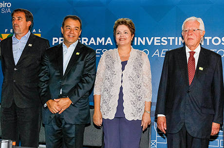 Dilma participou da cerimônia de concessão do Aeroporto do Galeão Dilma participou da cerimônia de concessão do Aeroporto do Galeão