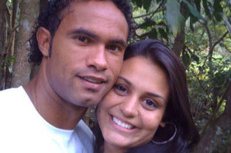 Bruno, com a mulher, a dentista Ingrid Bruno, com a mulher, a dentista Ingrid