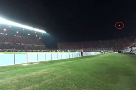 OVNI resolveu assistir de camarote partida da Libertadores