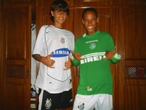 neymar com camiseta do palmeiras