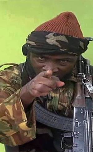 O líder Shekau (foto) é contra o futebol O líder Shekau (foto) é contra o futebol