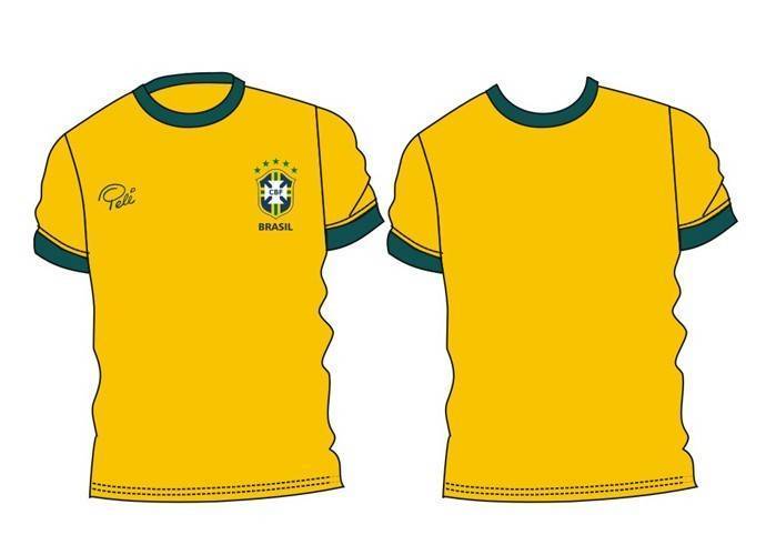Camisas retrô das Copas de 58,62 e 70 terão assinatura de Pelé Fotos R7 Copa do Mundo 2014 Camisas retrô das Copas de 58,62 e 70 terão assinatura de Pelé Fotos R7 Copa do Mundo 2014