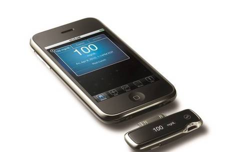 Novo monitor de glicemia é compatível com o Iphone e Ipod Touch