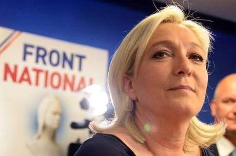 Candidata da extrema direita francesa, Marine Le Pen
