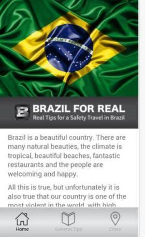 Aplicativo alerta turistas sobre situações de perigo no Brasil
