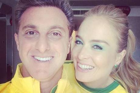 Luciano Huck e Angélica no Itaquerão Luciano Huck e Angélica no Itaquerão