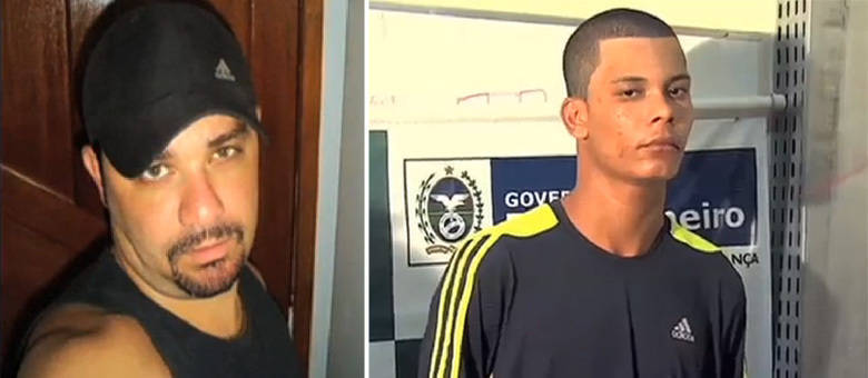 Marcos Alves Júnior (à esquerda), de 24 anos, foi assassinado; Kevin da Silva foi preso como autor dos disparos