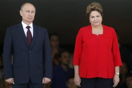 Dilma e Putin participam de cúpula dos Brics Dilma e Putin participam de cúpula dos Brics