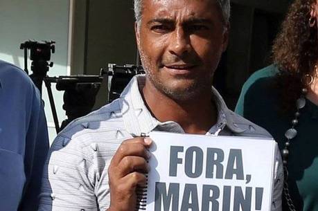 Romário sempre pediu a saída de Marin do comando da CBF Romário sempre pediu a saída de Marin do comando da CBF