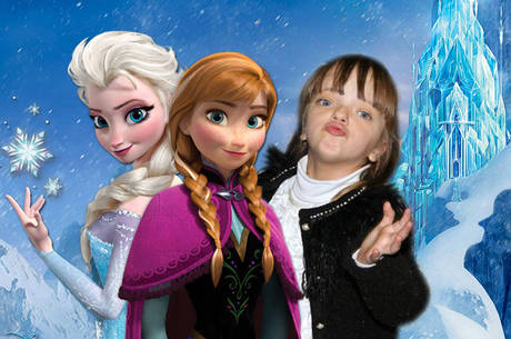 Juntas e misturadas: as princesas Elsa e Anna, de "Frozen", são a inspiração dos looks que Rafinha usará em sua comemoração