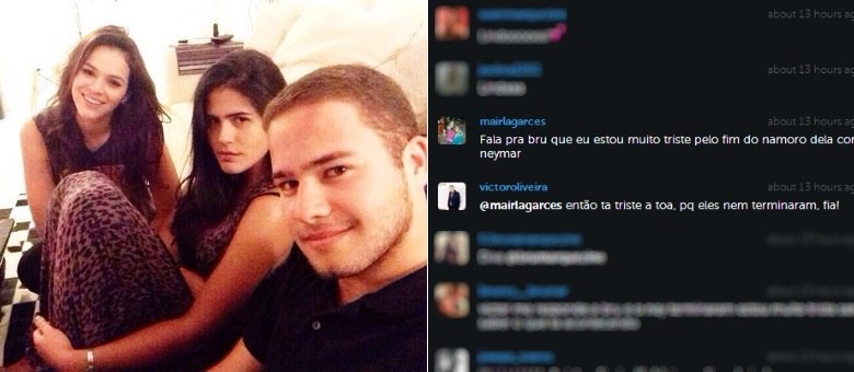 Bruna Marquezine ainda está namorando com Neymar, pelo menos é o que garante o amigo da atriz, Victor Oliveira