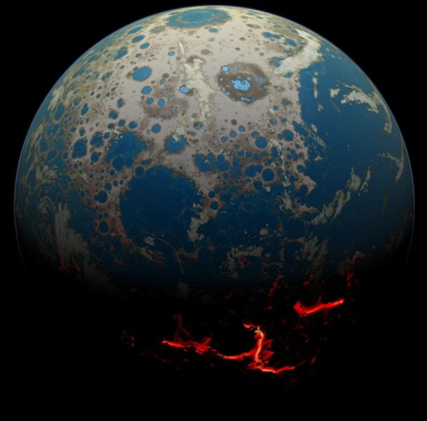 Nasa mostra como era a Terra há 4 bilhões de anos Fotos R7 Tecnologia e Ciência