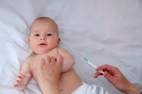 bebê, vacina, agulha, vacinação