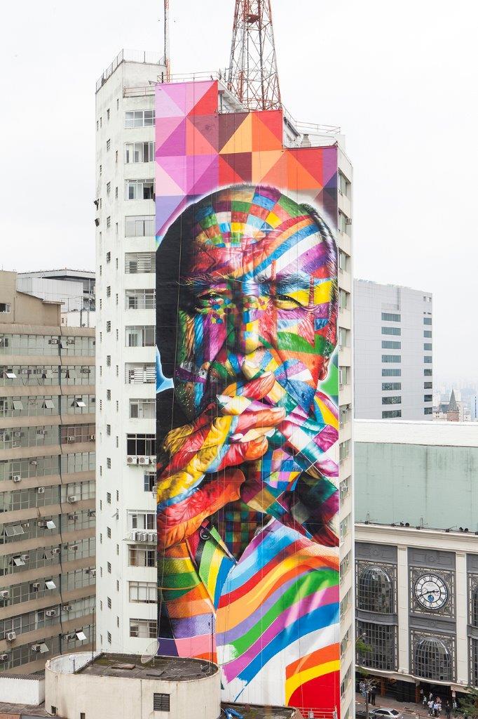 No Centro De Brasília, Artista Internacional Eduardo Kobra Lança Painel ...