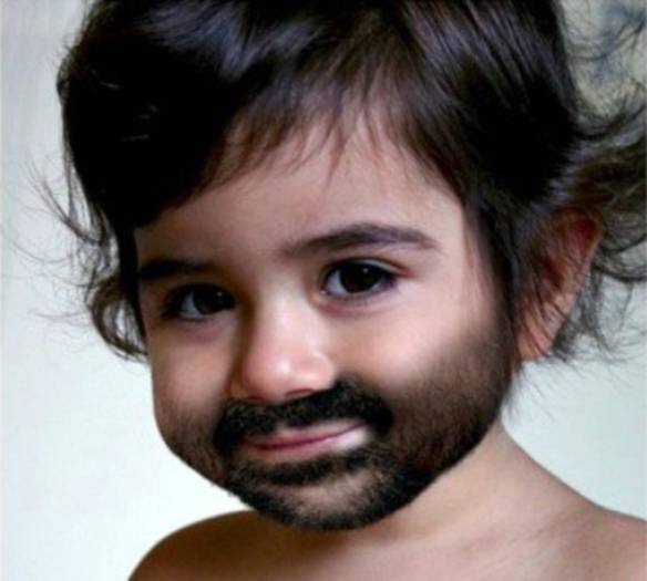 Resultado de imagem para nenem barbudo