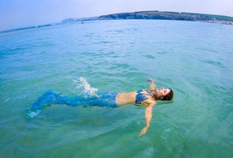 Ela quer ser Ariel, a famosa sereia da Disney