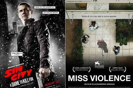 Sin City 2 e Miss Violence serão exibidos no Noitão do Belas Artes