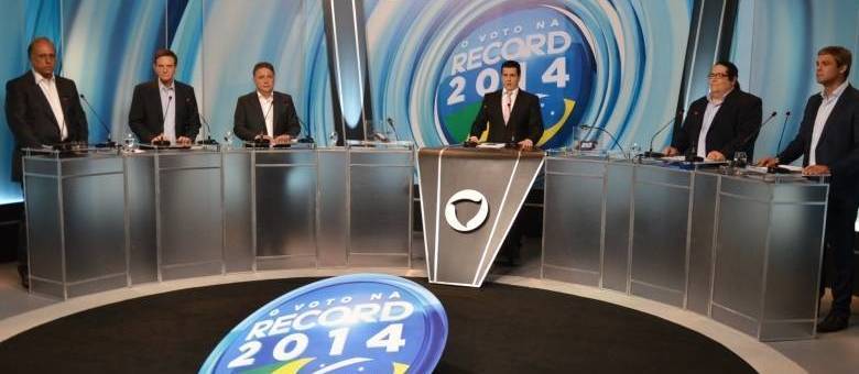 Candidatos ao governo do Estado do Rio participam de debate promovido pela Record Rio