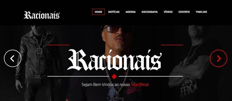 O novo site do grupo de rap Racionais MC´s começou a funcionar na tarde desta quarta-feira (22); fãs poderão acompanhar novidades sobre o lançamento do novo disco
O novo site do grupo de rap Racionais MC´s começou a funcionar na tarde desta quarta-feira (22); fãs poderão acompanhar novidades sobre o lançamento do novo disco