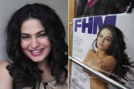 Veena Malik gerou grande polêmica em 2011 quando foi capa de uma revista sem roupas e com uma tatuagem com as letras ISI, sigla do departamento de inteligência do país
