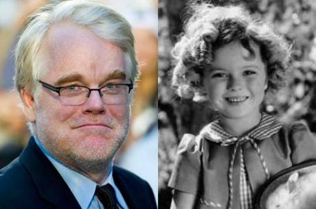 Philip Seymour e Shirley Temple: grandes ícones do cinema Philip Seymour e Shirley Temple: grandes ícones do cinema