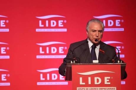 Temer participou de encontro com empresários em São Paulo
Temer participou de encontro com empresários em São Paulo